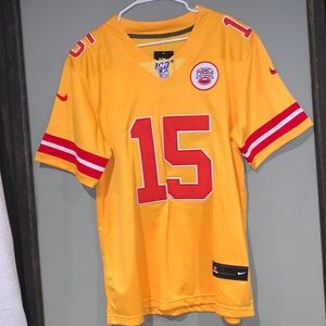 NFL Players 100 year Mahomes 15 Men’s Jersey